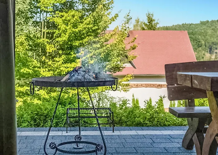 Semesterbostad Lovely In With Sauna Krzeszna